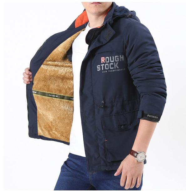 Jaqueta Masculina Casual Elegante Algodão Poliéster Premium Sartong San Utrecht®