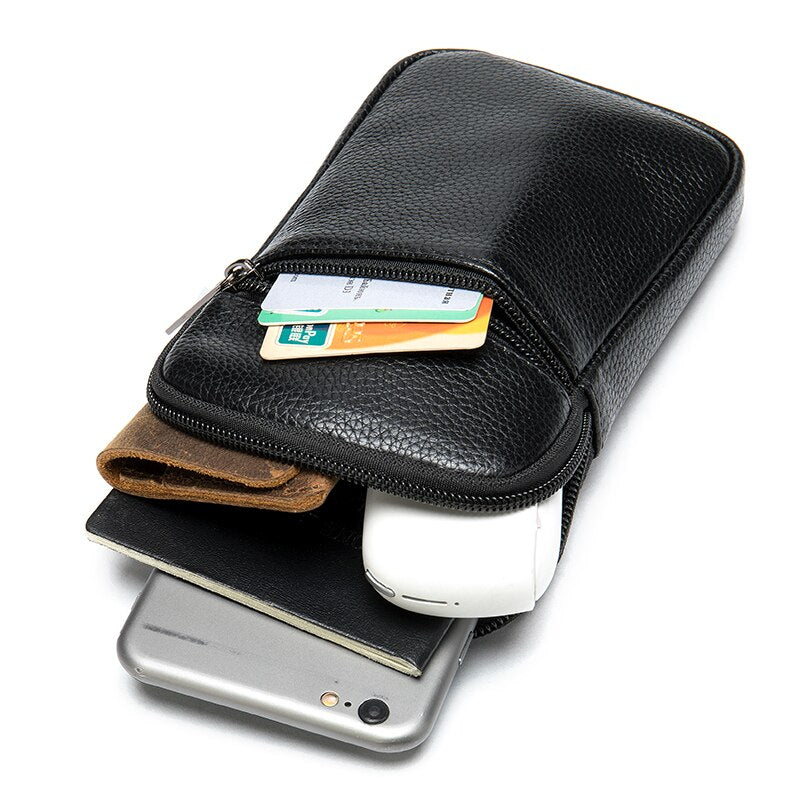 Bolsa de Ombro Masculina de Couro Premium Luxo Sartong Stefano®