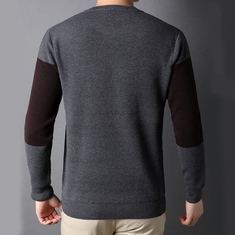 Suéter Masculino Clássico Atemporal Premium Elegante Viscose Elastano Sartong Urbino®