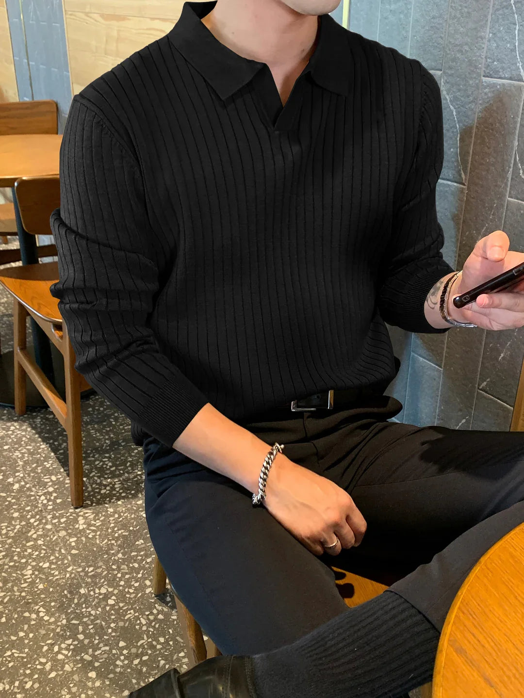 Camisa Polo Premium Tricot Slim Sartong Tenby®