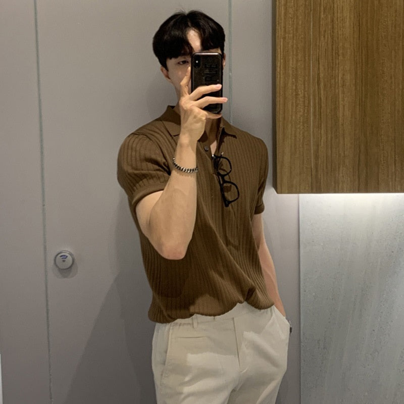 Camisa Polo Clássica Tricot Luxo Slim Justo Sartong San Madeira®