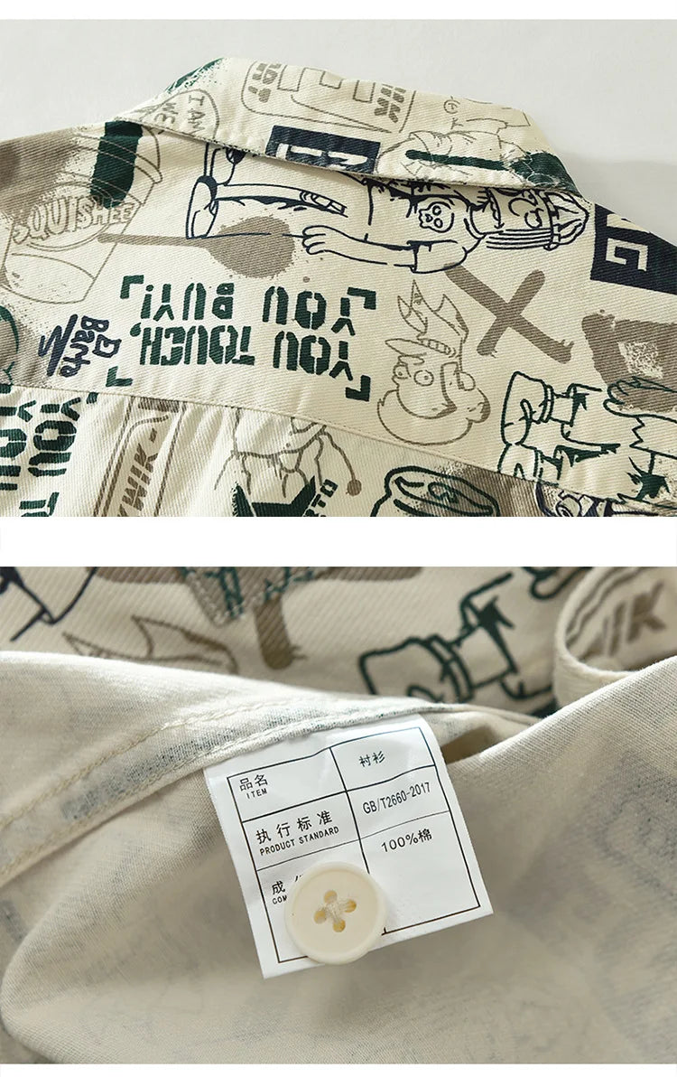 Camisa Casual Clássico de Algodão Puro Acabamento Premium e Detalhes Refinados Sartong Compostela®