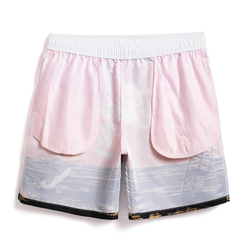 Shorts De Banho Praia Luxo Atemporal Premium Secagem Ultrarrápida Sartong Burgas®