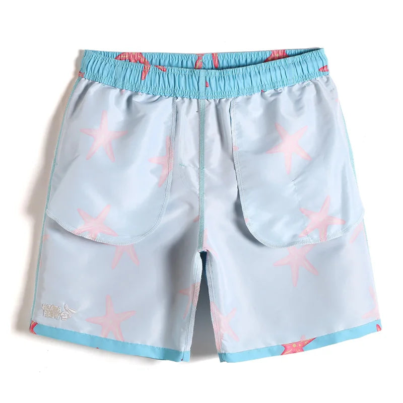 Shorts de Banho Premium Masculinos Clássicos Estampa Exclusiva Secagem Rápida Sartong Gjirokas®