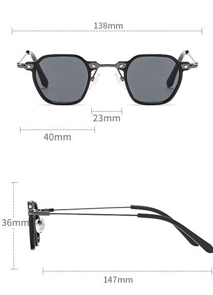 Óculos De Sol Masculino Confortável Luxuoso Design Atemporal Elegante Sartong Tetovo®