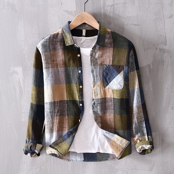 Camisa Xadrez Linho Sartong Bayonne®