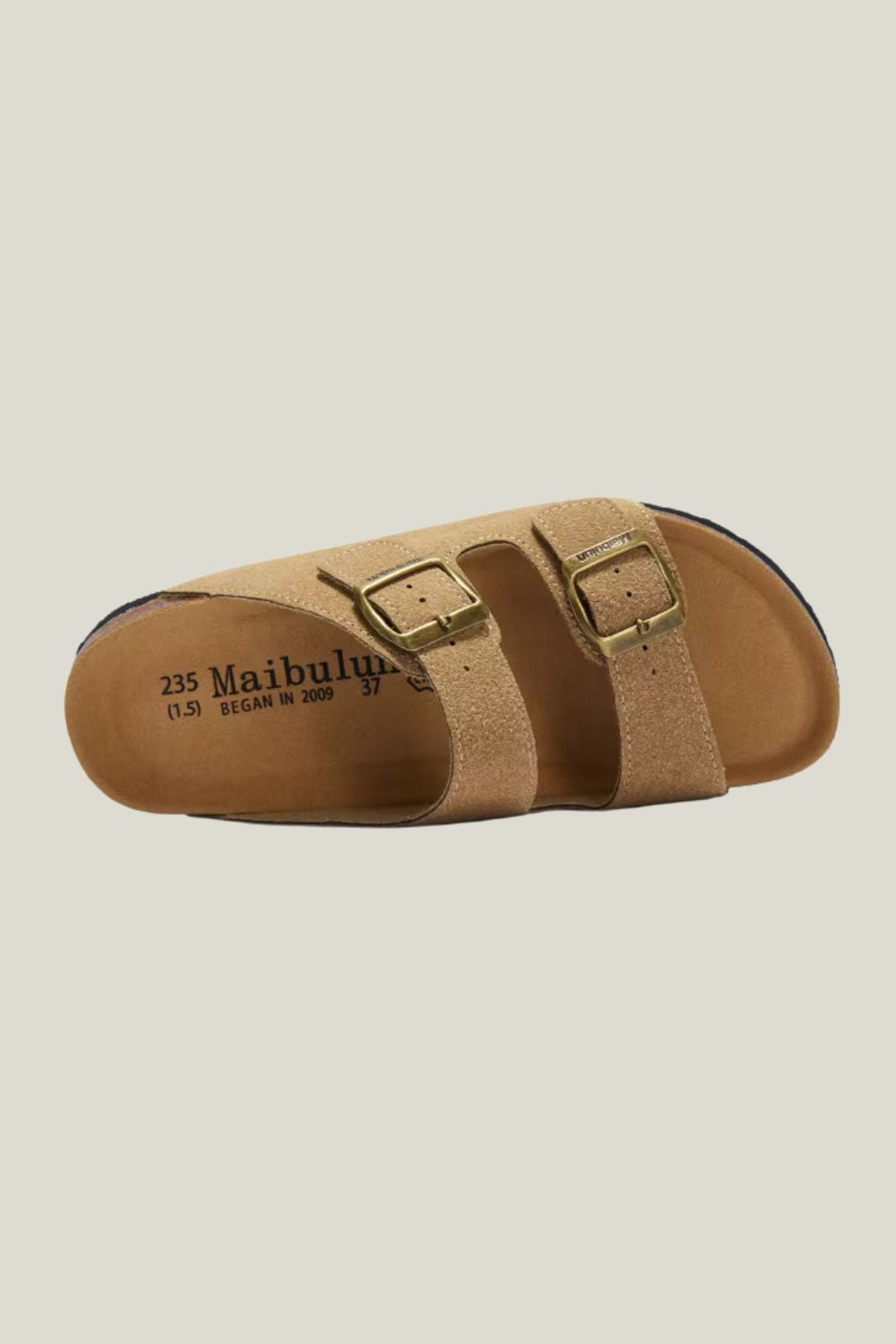 sandalia masculina Sartong Birken Khaki em caqui4