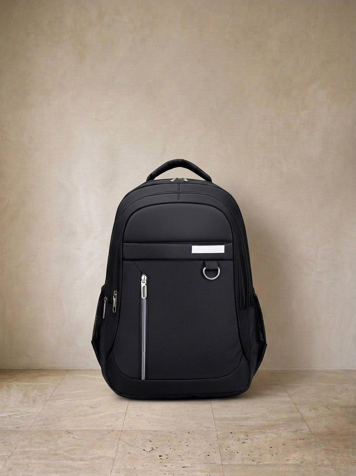 Preto | Mochila de nylon Cetinje preto – mochila sozinha, foto de produto