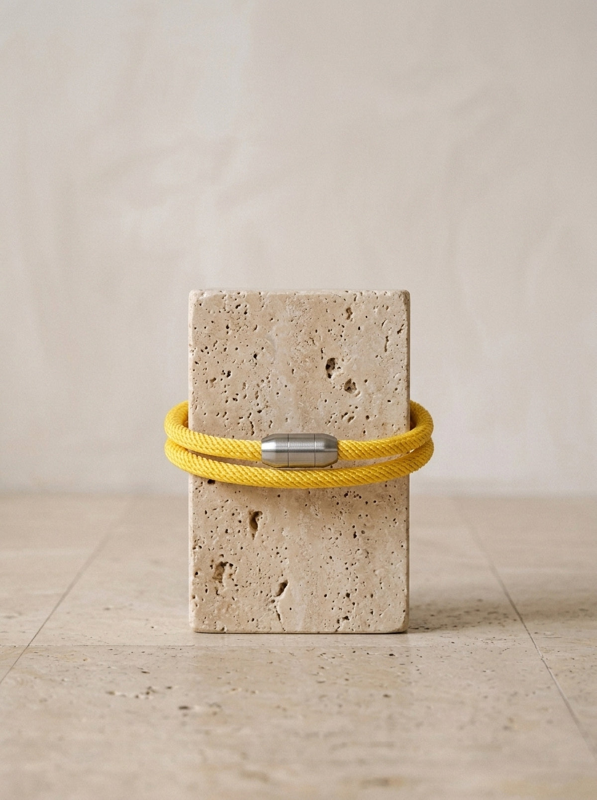 Amarelo | Pulseira de cordão Chioggia amarelo – peça sozinha, foto de produto