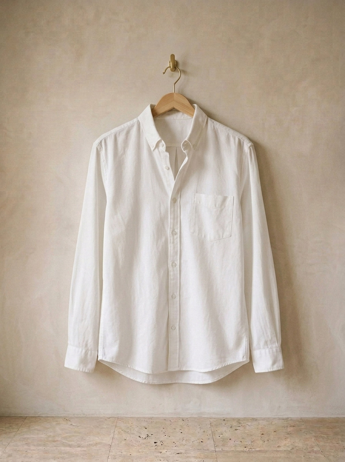 Branco | Camisa social slim Dundee branco – peça sozinha, foto de produto
