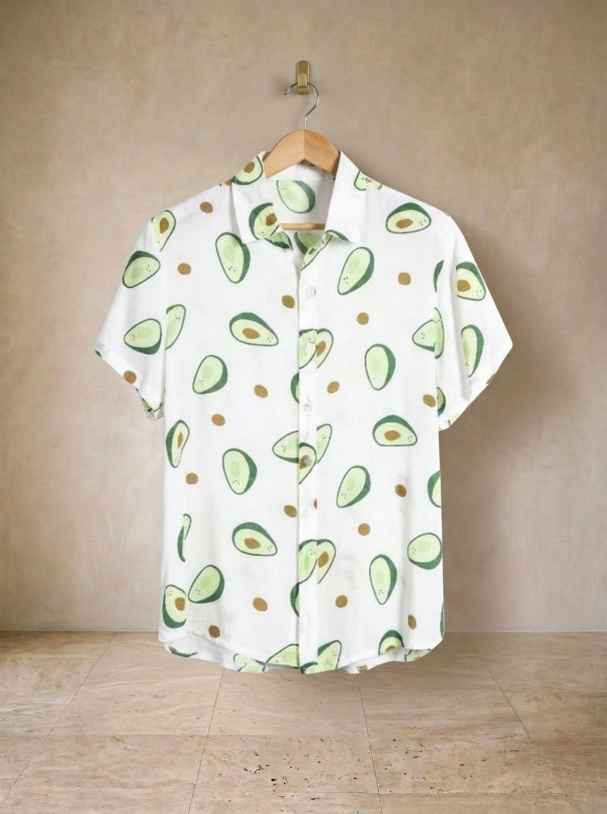 Branco | Camisa estampa de abacate Ferrara branco – peça sozinha, foto de produto