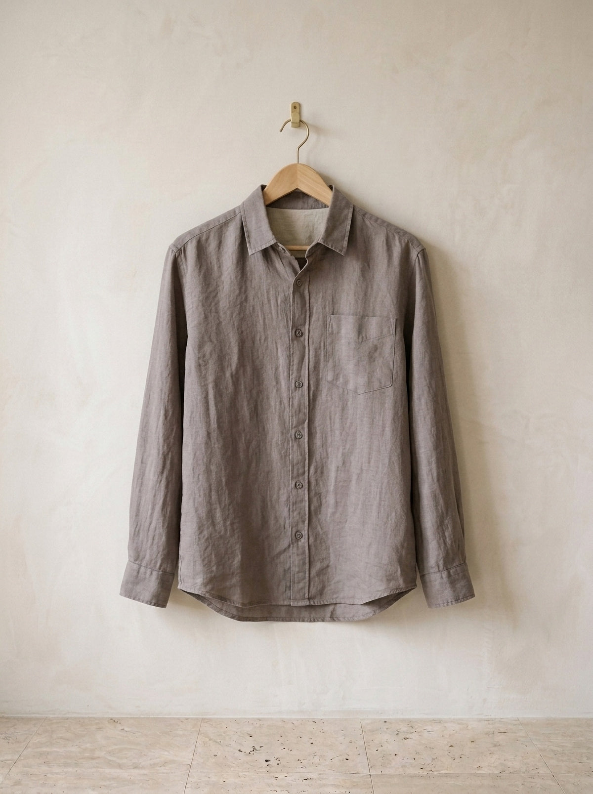 Cinza-claro | Camisa social slim Nottingham cinza-claro – peça sozinha, foto de produto
