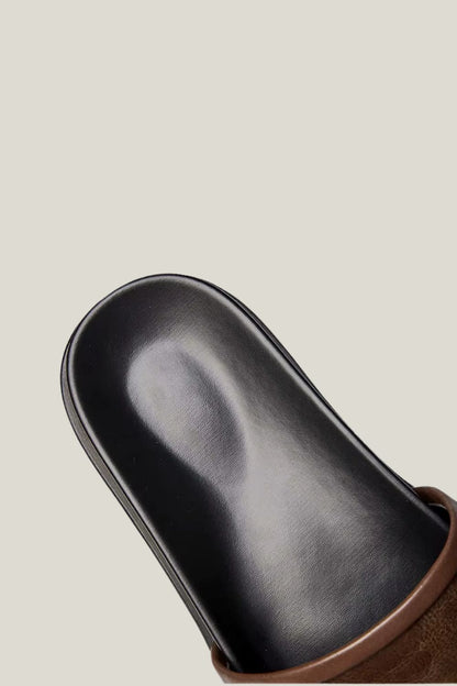 Slide Sartong Comacchio Brown em marrom7