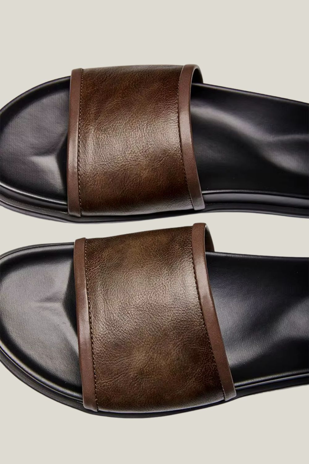 Slide Sartong Comacchio Brown em marrom5