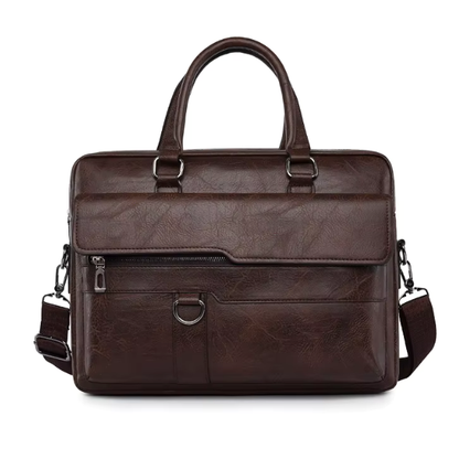 Pasta Em Couro Rachado Premium Executiva Luxo Sartong Kruje®