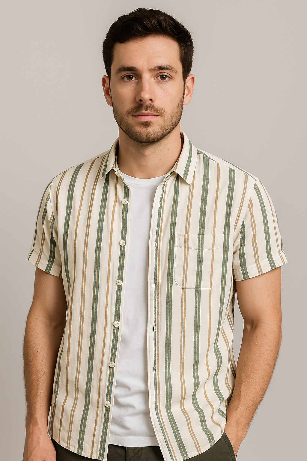 Camisa Linho Slim Sartong Brno®