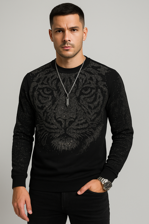 Suéter Masculino Clássico de Luxo Algodão Premium Fio Puro Sartong Austin®