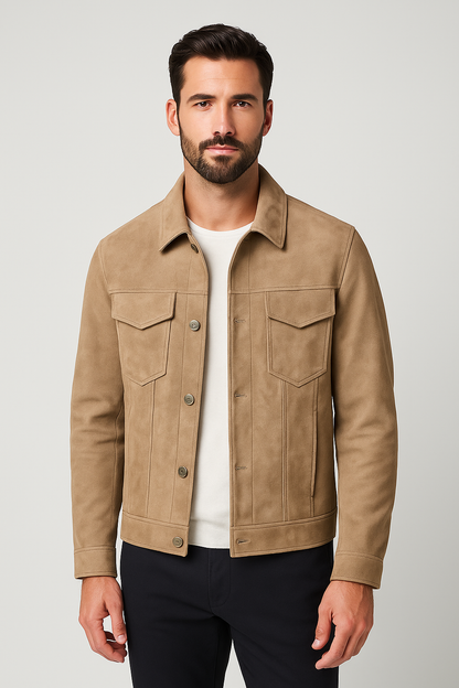 Jaqueta Camurça Casual Sartong Luxemburgo®