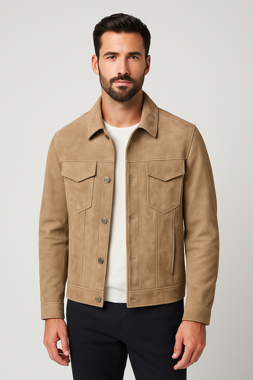 Jaqueta Camurça Casual Sartong Luxemburgo®