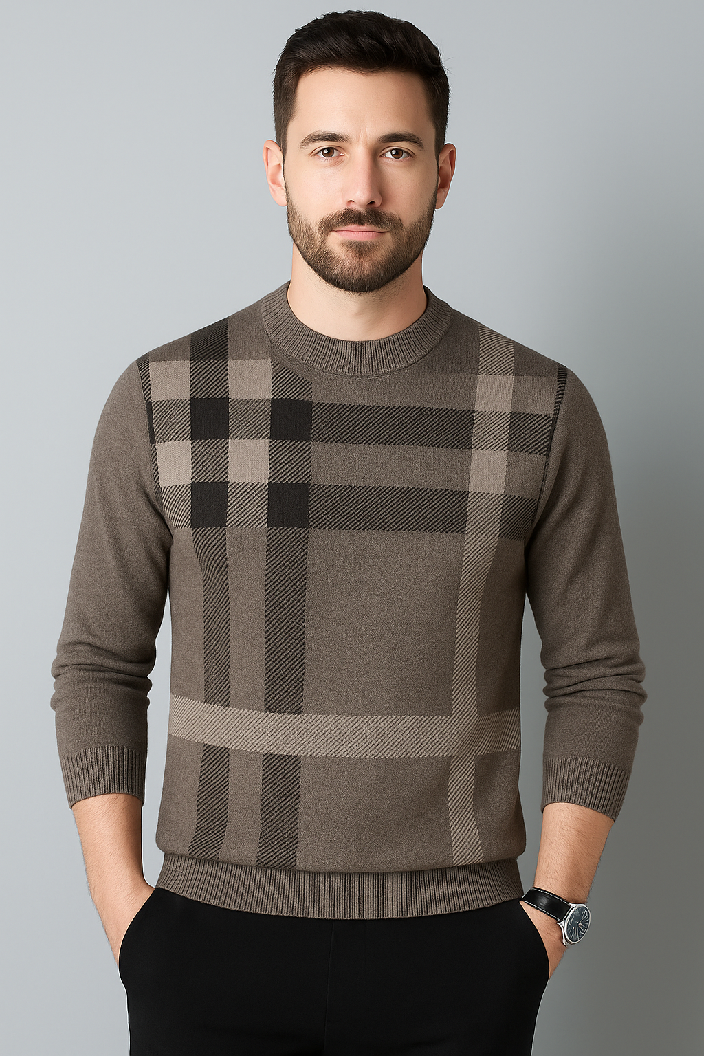 Suéter Masculino Clássico Refinado Luxuoso Conforto Excepcional Atemporal Sartong Capalbio®