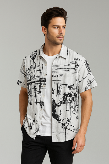 Camisa Social Clássico Elegante Atemporal Slim Premium Exclusivo Sartong Budoni®