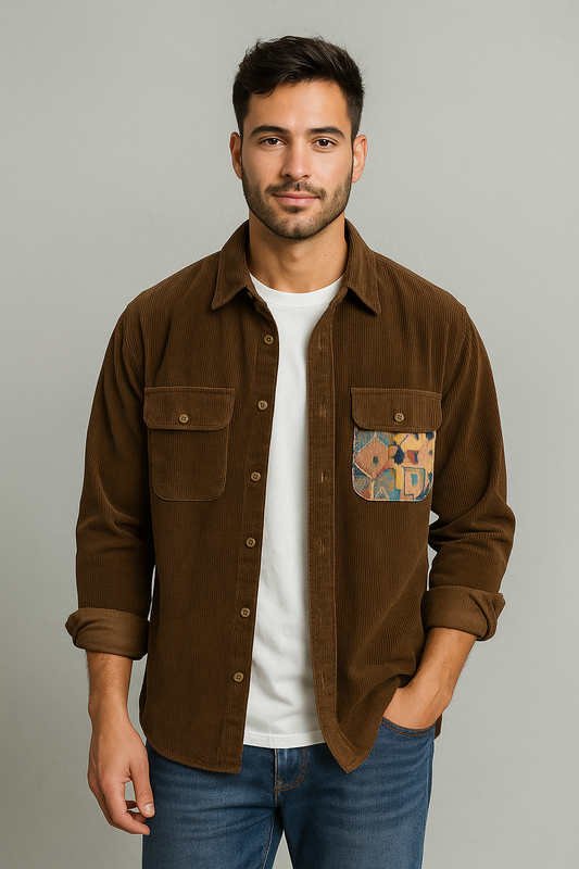 Camisa Casual Aveludada Sartong Saint Tropez®