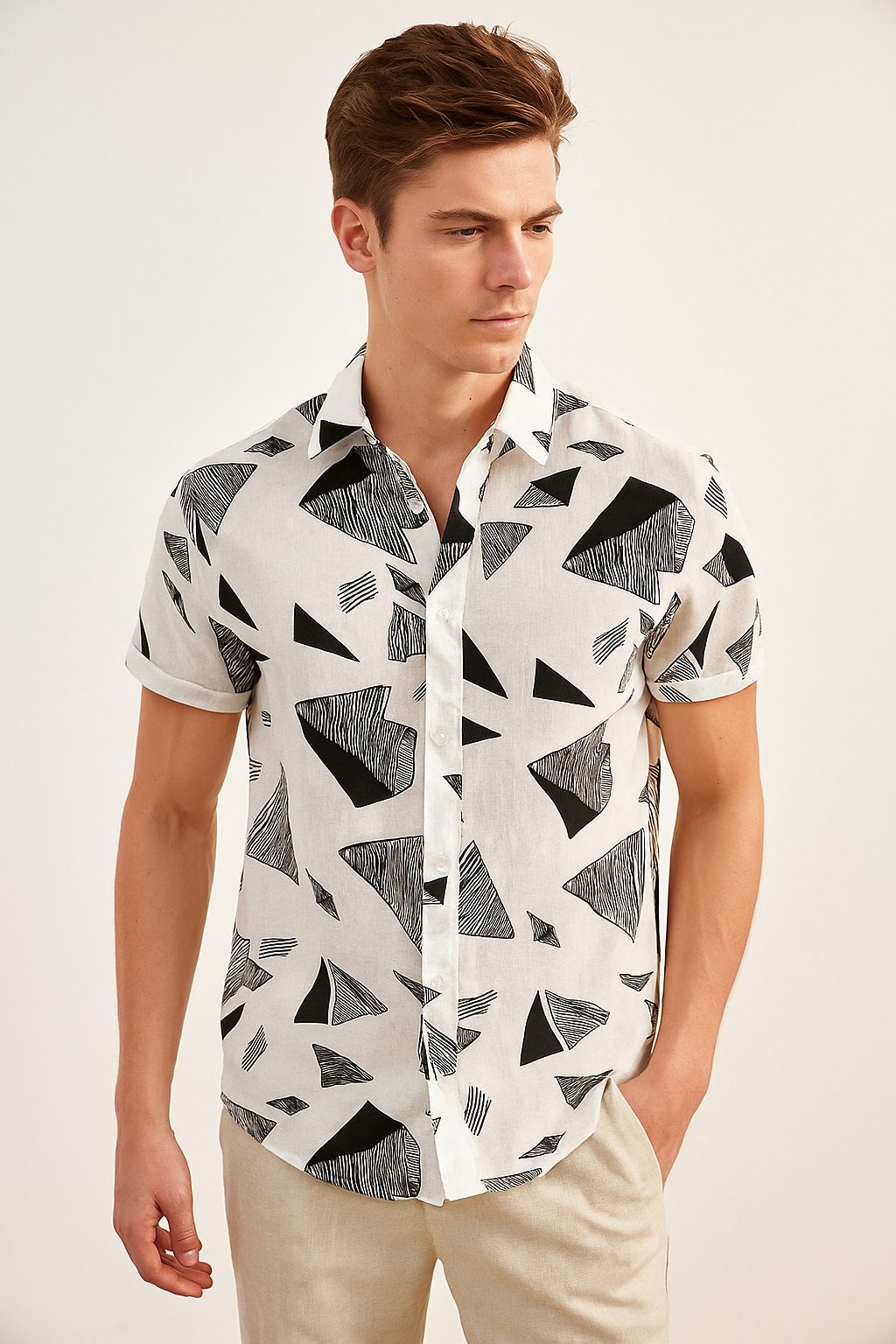 Camisa Casual Algodão Sartong La Rochelle®