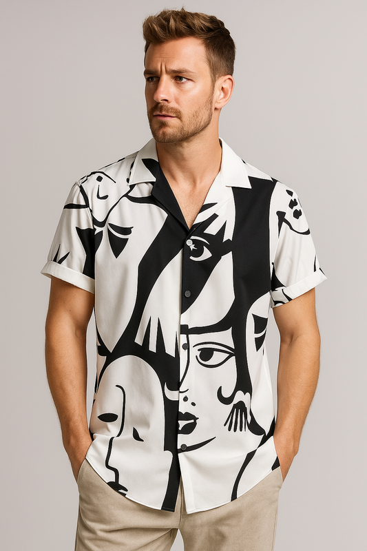 Camisa Casual Solta Sartong Besancon®