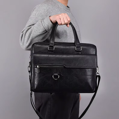 Pasta Em Couro Rachado Premium Executiva Luxo Sartong Kruje®