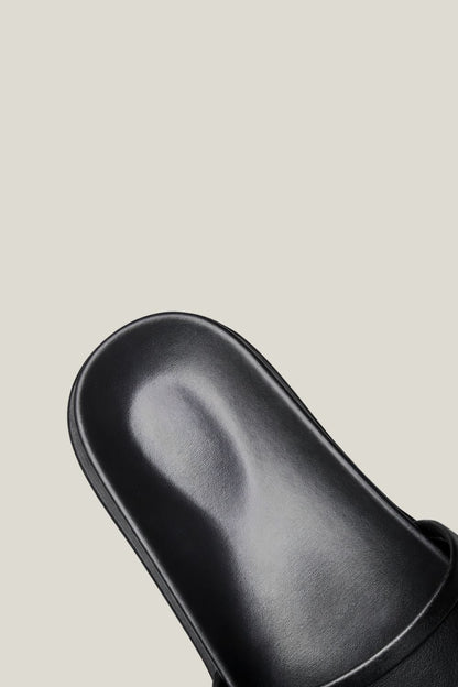 Slide Masculino Couro Sartong® – Comacchio Black