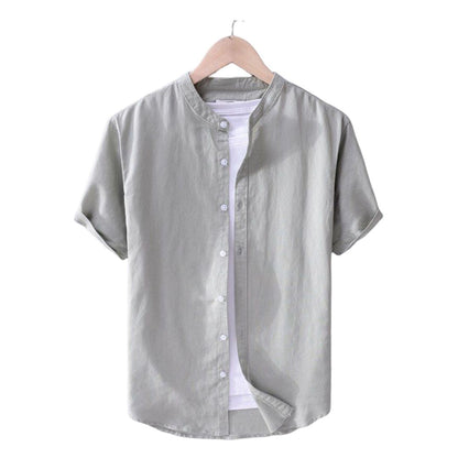 Camisa Social Slim Algodão Puro E Linho Premium Artesanal Estilo Clássico Sartong San Valladolid®