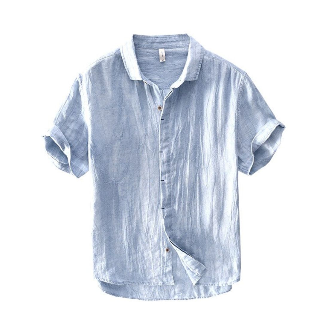 Camisa Social Linho Italiano Ultra Premium De Corte Clássico Moderno Elegante E Atemporal Sartong Henninger®