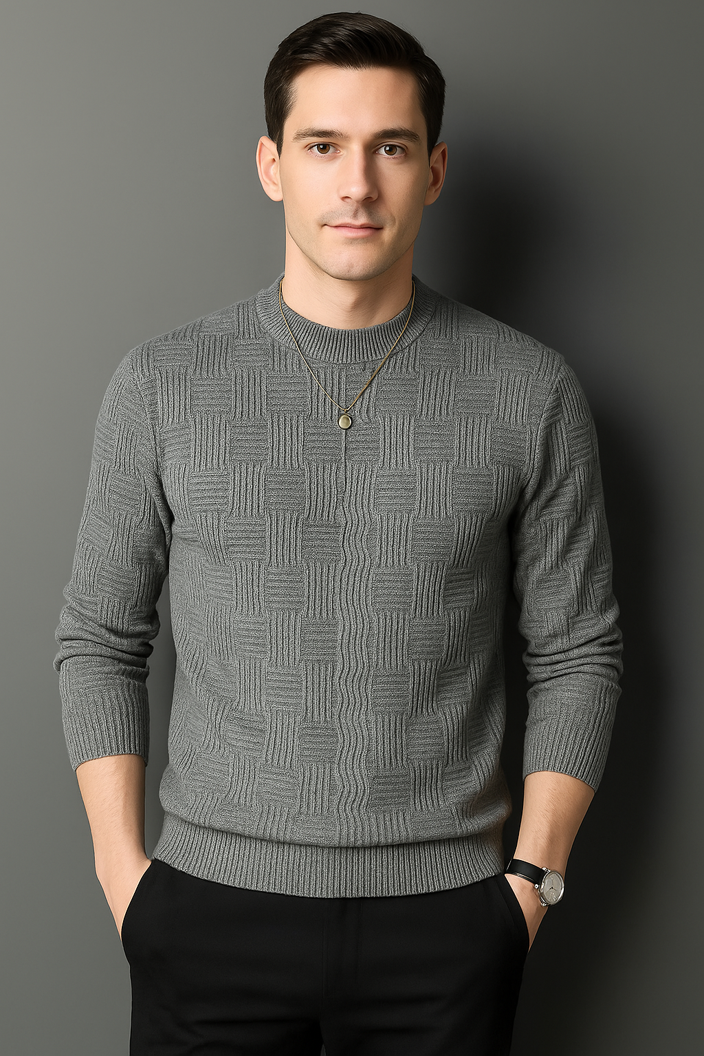 Suéter Masculino Algodão Puro Premium Vintage Exclusivo Sartong Valmarino®