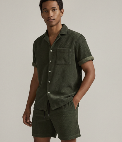 Conjunto Masculino Aveludado Clássico e Elegante de Luxo Sartong Uppsala®