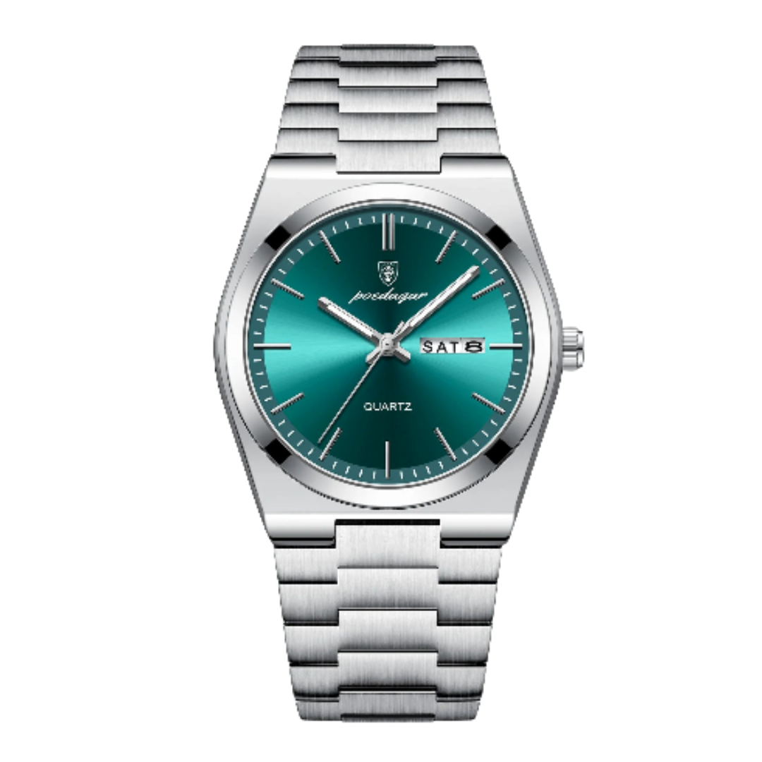 Relógio Analógico Automático Ouro Pulseira Luxuosa Em Aço Inoxidável Sartong Nashville®