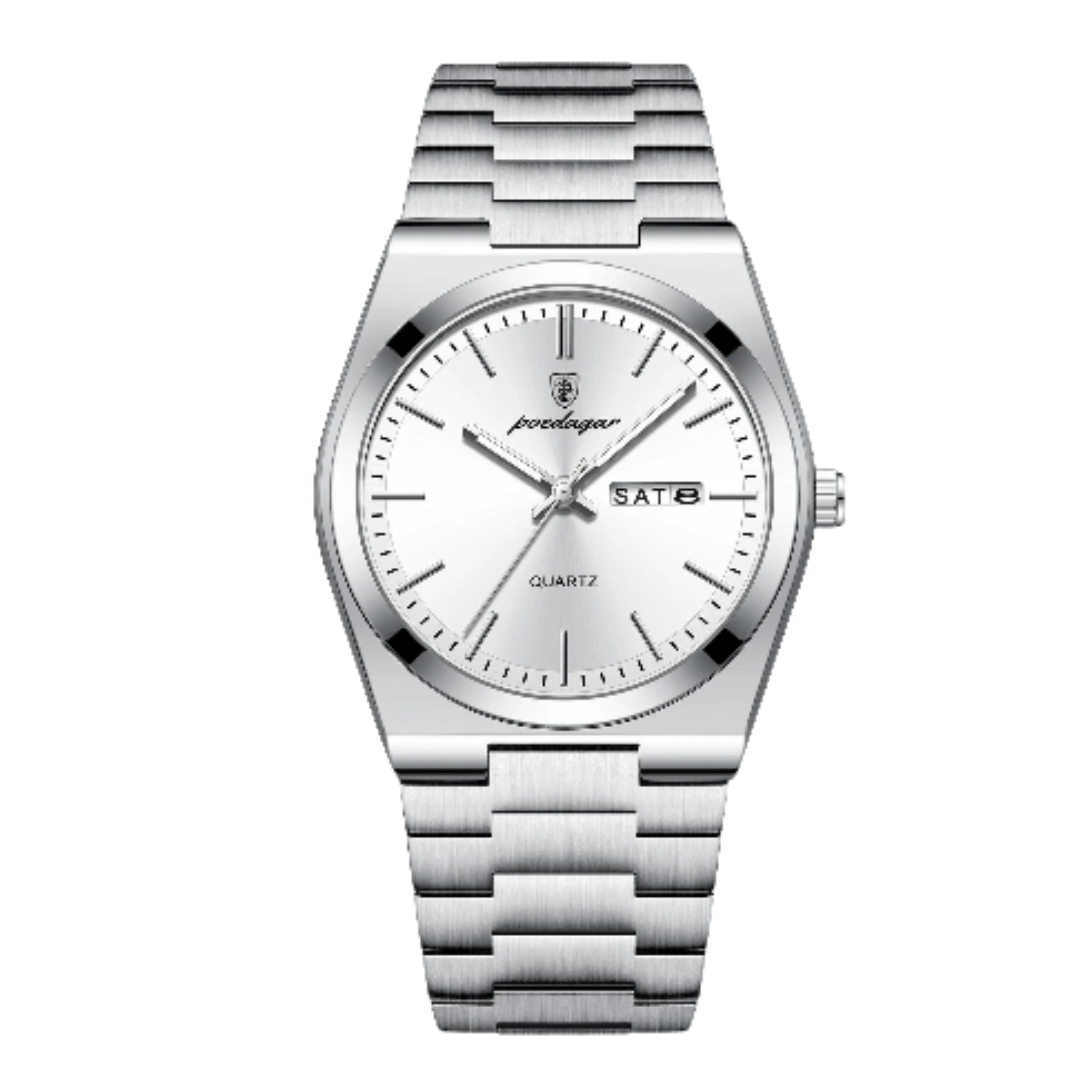 Relógio Analógico Automático Ouro Pulseira Luxuosa Em Aço Inoxidável Sartong Nashville®