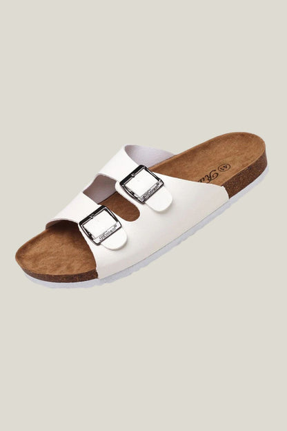 Sandalia masculina Sartong Boston White em branco4