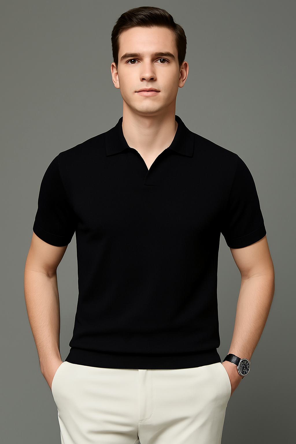 Camisa Polo Masculina Tricot Premium Sartong Porto San Tomar®