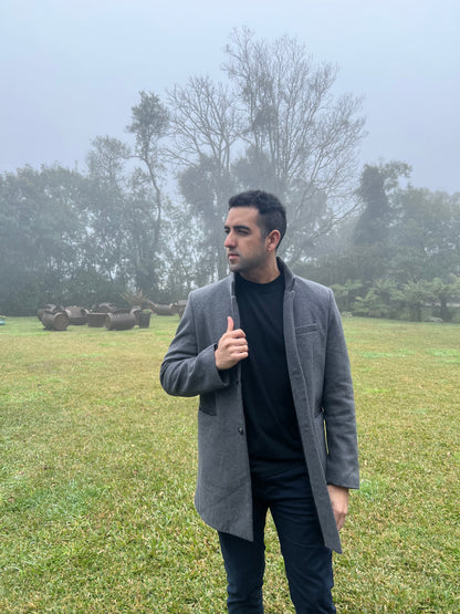 Sobretudo Masculino Sofisticado Elegância Atemporal Sartong Sovana®