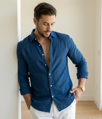 Camisa Masculina Smart Casual Sartong Mackay®