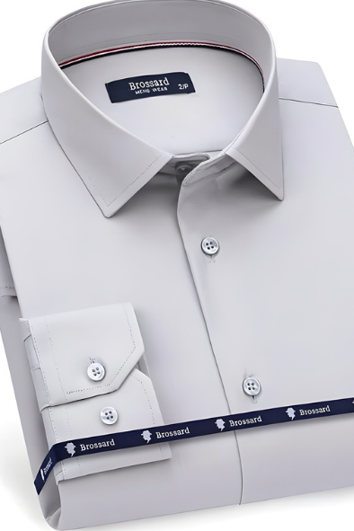 Camisa_Social_Sartong_3x_Shield_Cinza_Claro