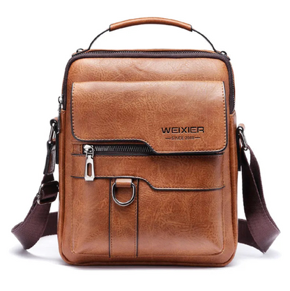 Bolsa de Ombro Luxo Clássica Atemporal Exclusiva Refinada Couro Rachado Sartong San Francisco®