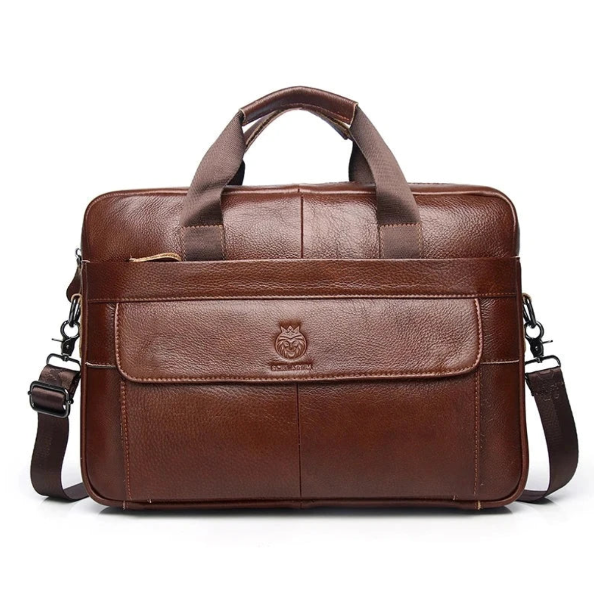 Pasta Couro Rachado Zíper Sartong Pulat®