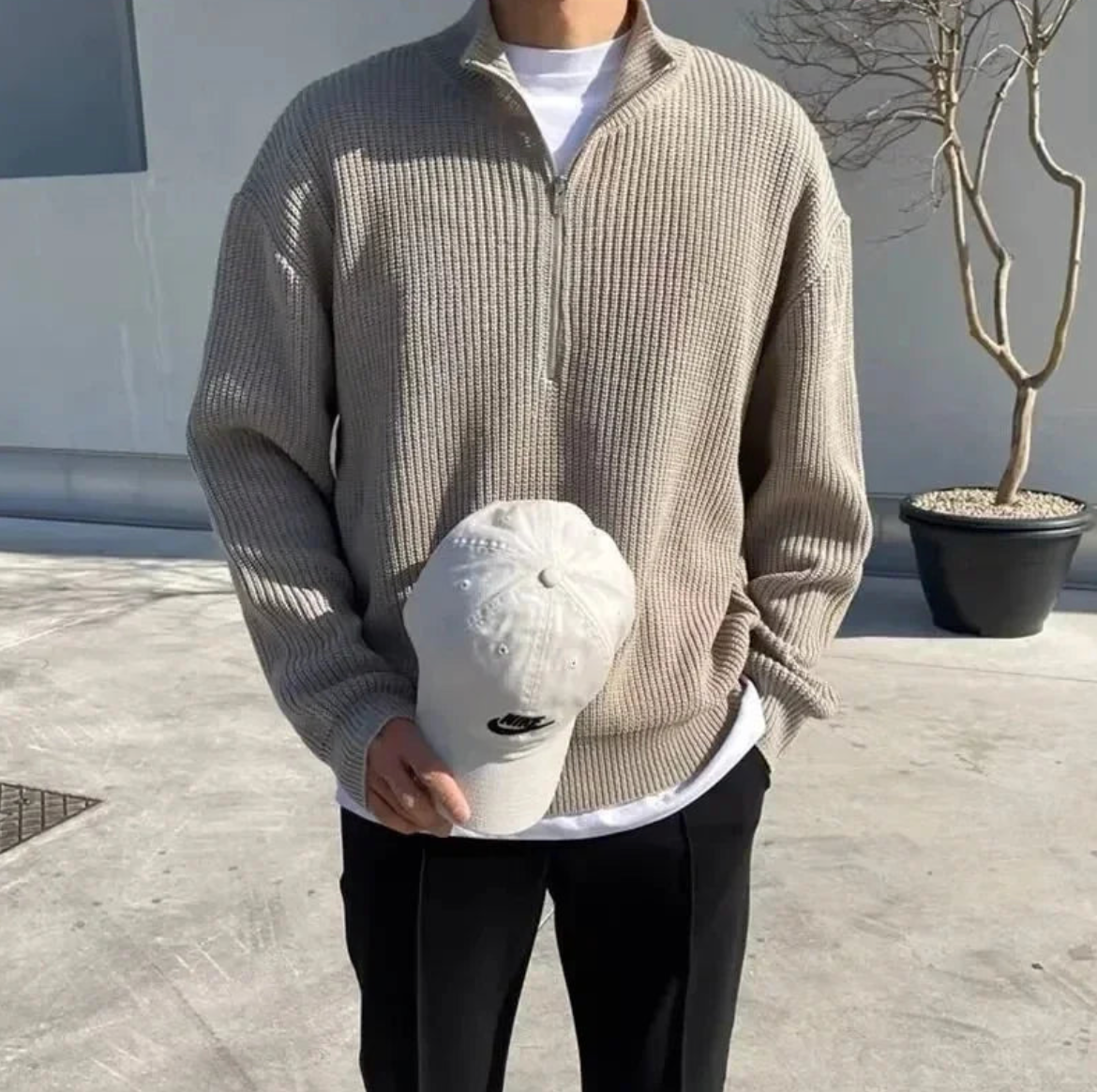 Suéter Masculino Sofisticado Executivo Clássico Casual Sartong Houches®