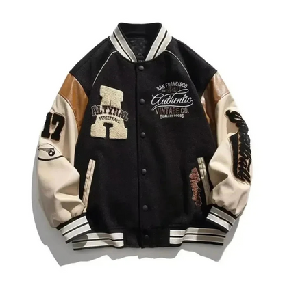 Jaqueta Casual Poliéster Premium Luxuoso Couro Ecológico Forrado Aveludado Sartong Capri®