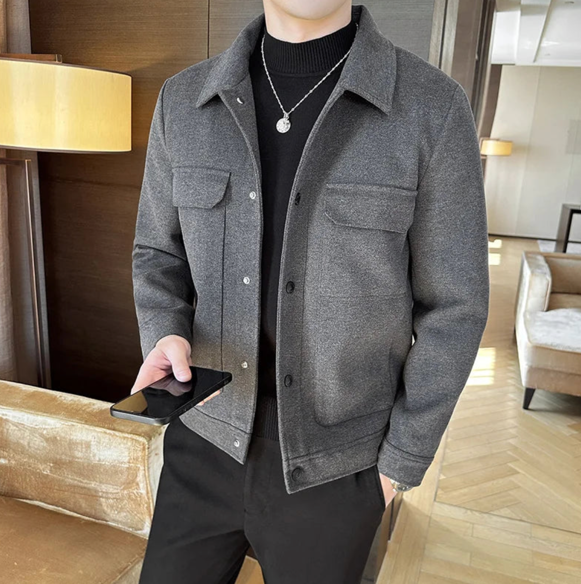 Jaqueta Casual Flanelada Sartong Skagen®