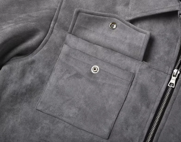 Jaqueta Camurça Premium Masculina Refinada Estilo Vintage Atemporal Sartong Savonlinna®