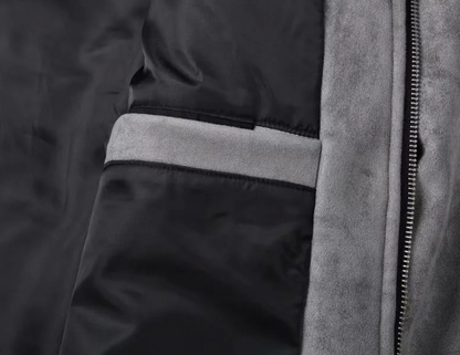 Jaqueta Camurça Premium Masculina Refinada Estilo Vintage Atemporal Sartong Savonlinna®