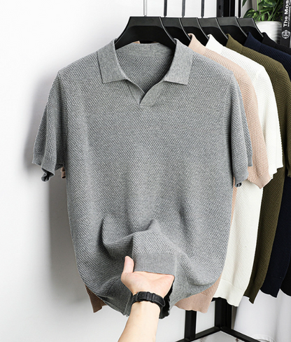 Camisa Polo Slim Tricot Algodão Premium Toque Suave Clássico Elegante Sartong Mulhouse®