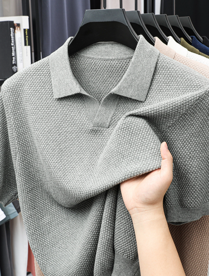 Camisa Polo Slim Tricot Algodão Premium Toque Suave Clássico Elegante Sartong Mulhouse®